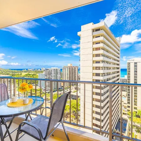 Great Ocean View At Waikiki Sunset With Parking Apartment
